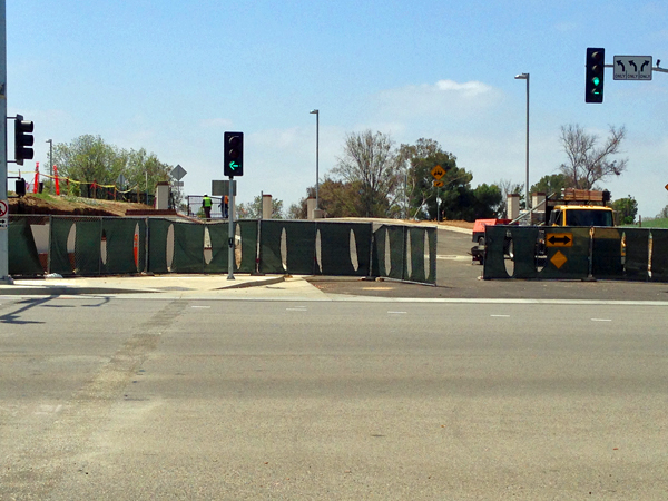 New entrance under construction (July 2014)